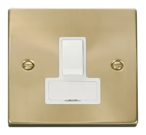 13A Fused Switched Connection Unit - White