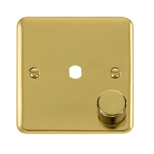 DPBR 1 GANG DOUBLE DIMMER PLATE & KNOBS