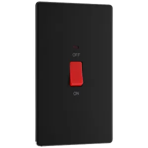 SCREWLESS FLATPLATE MATT BLACK 45A RECTANGULAR COO