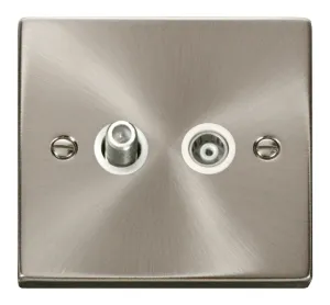 1 Gang Satellite & Isolated Coaxial Socket Outlet