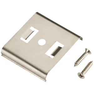 Metal Mounting Clip comes with 2 x Screws for Flat