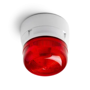 Xenon Strobe. 230V. Red Lens