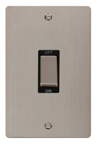 Define - 50A 2 Gang Double Pole Switch (Vertical)