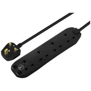 4 SOCKET 2M 13 AMP SURGE PROTECTED EXTENSION LEAD