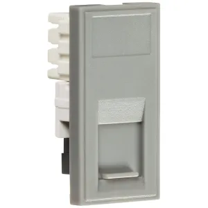RJ11 Outlet Module 25 x 50mm (IDC) - Grey