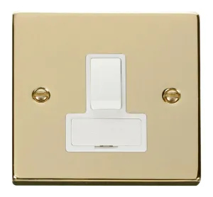 13A Fused Switched Connection Unit - White
