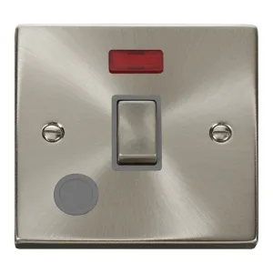 20A Ingot Double Pole Plate Switch With Optional F
