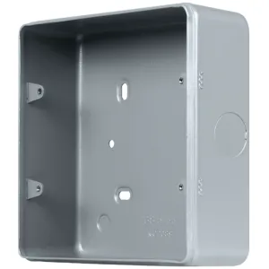METAL CLAD PRO 2 GANG 50MM DEEP 2 TIER SURFACE MOU