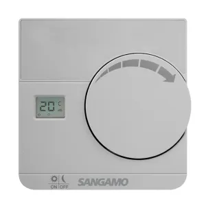 CHOICE PLUS ROOM THERMOSTAT DIGITAL SILVER