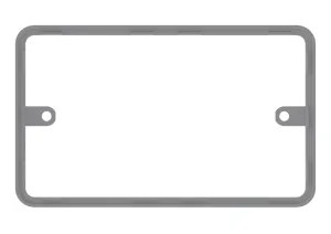 2 GANG DECO+ GASKET GREY