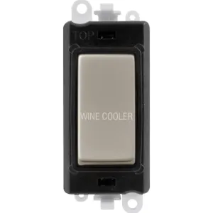 20AX Double Pole Switch Module - Black - Pearl Nic