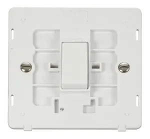 10AX 1 Gang Intermediate Switch Insert - White