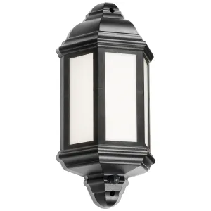 230V IP54 LED Half Wall Lantern with PIR