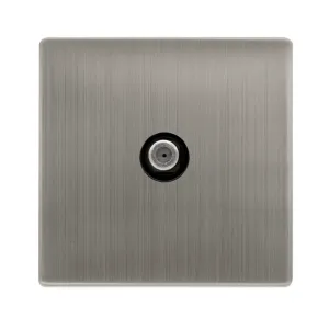 NON-ISOLATED SINGLE SATELLITE OUTLET - STAINLESS S