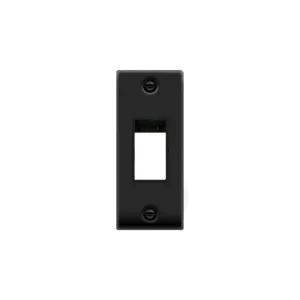 MB SINGLE ARCHITRAVE PLATE & APERTURE BK