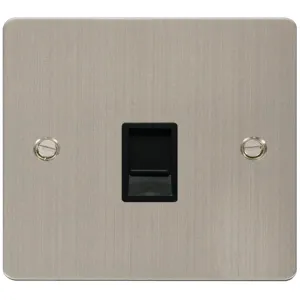 FLAT PLATE SINGLE RJ45 SOCKET