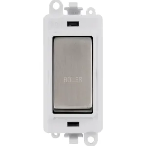 20AX Double Pole Switch Module - Polar White - Sta