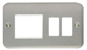 Hotel Accessory Plate - 2 Gang Gridpro Frontplate