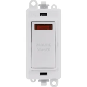 20AX Double Pole Switch With Neon Module - Polar W