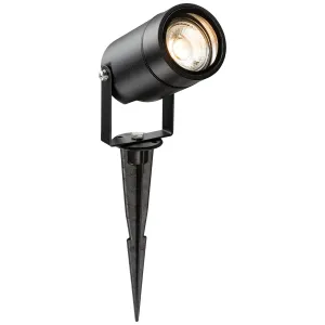 230V IP65 GU10 Spike Light  Black