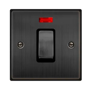 Deco - 50A 1 Gang Double Pole Switch With Neon - I