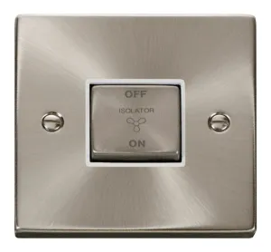 10A INGOT 3 POLE FAN ISOLATION PLATE SWITCH