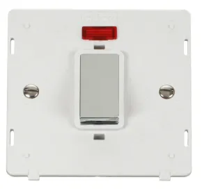 Definity - 50A 1 Gang Double Pole Switch With Neon