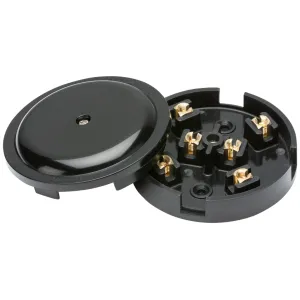 20A Junction Box 6-Terminal  - Black (89mm)