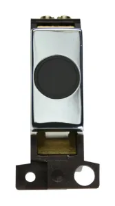20A Ingot Flex Outlet Module - Black- Chrome