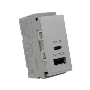 DUAL USB MODULE 2A TYPE A 3A TYPE C GY