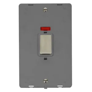 Definity - 50A 2 Gang Double Pole Switch With Neon