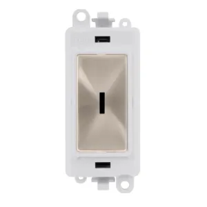 20AX 2 Way Retractive Keyswitch Module - White - B