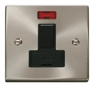 13A Fused Switched Connection Unit With Neon - Bla