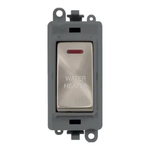 20AX Double Pole Switch With LED Module - Grey - B