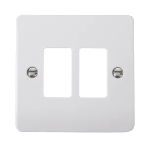 2 Gang GridPro Frontplate