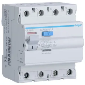 RCCB 4P 63A 100mA A