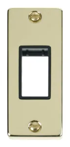 Single Architrave Plate & Aperture - Black