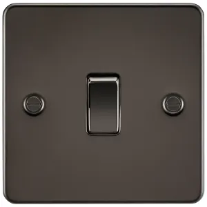 10AX 1G 2-way Switch - Gunmetal