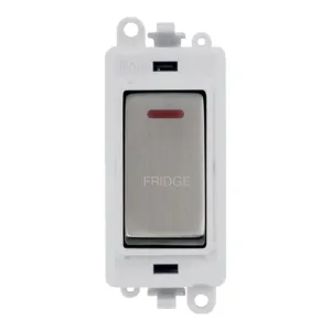 20AX Double Pole Switch With LED Module - Polar Wh