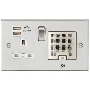 13A Socket Bluetooth Speaker and Dual USB A+A (5V