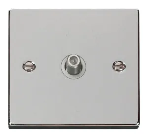 1 Gang Satellite Socket Outlet - White