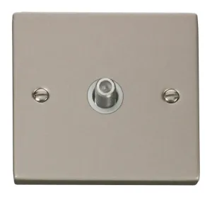 1 Gang Satellite Socket Outlet - White