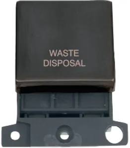 MINIGRID 20A DP SWITCH MODULE - MATT BRONZE - WAST