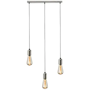 CALLA - 230V E27 Contemporary 3 Light Bar Pendant