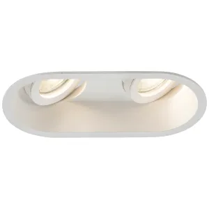 Dipa Twin Tilt Round Anti-Glare Downlight White