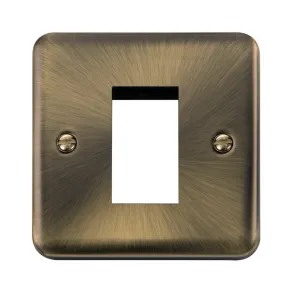 1 Gang New Media- Unfurnished Plate - 1 Aperture