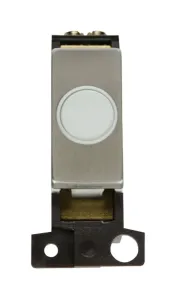 20A Ingot Flex Outlet Module - White- Stainless St