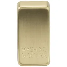 Switch cover "marked WASHING MACHINE" - brushed br