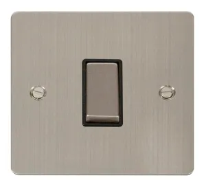 Ingot 10AX 1 Gang Intermediate Switch  - Black