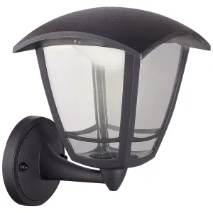 EXTERIOR LED COACH LANTERN 4 PANEL BOTTOM ARM 640L